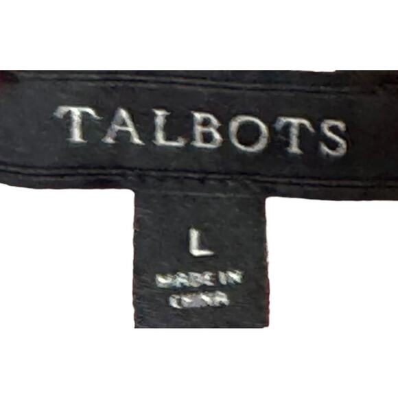 Talbots Women Sweater Dress Midi Sleeveless Cowl Neck Button Tie Waist Red Large - Picture 5 of 10